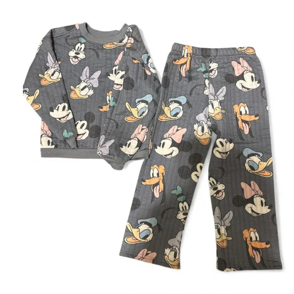 Unisex size 6 two piece cartoon